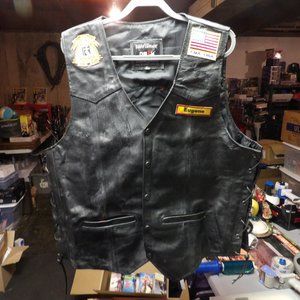 Christain Motorcyclist Association Leather Riding Vest